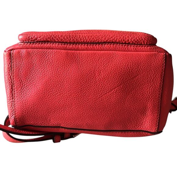 Kate Spade Jackson Pebbled Leather Stoplight Red Medium Backpack - Picture 5 of 11